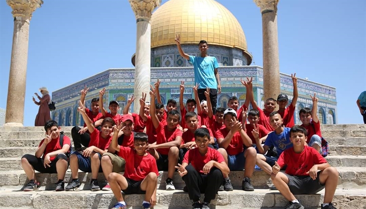 أشبال اليوم ،،،،أبطال المستقبل  من المسجد الأقصى