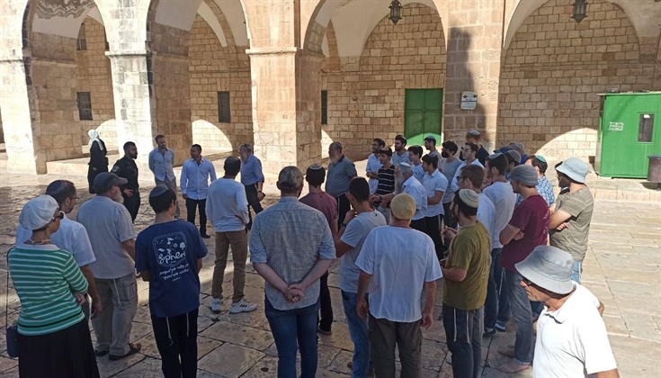 اعداد المقتحمين اليوم للأقصى من أكبر الارقام بعد هبة ٢٨ رمضان