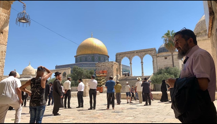 استمرار مسلسل اقتحام المسجد الأقصى المبارك صباح اليوم