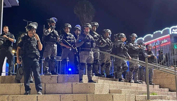 تعزيزات مكثفة لقوات الاحتلال في منطقة باب العامود بالقدس