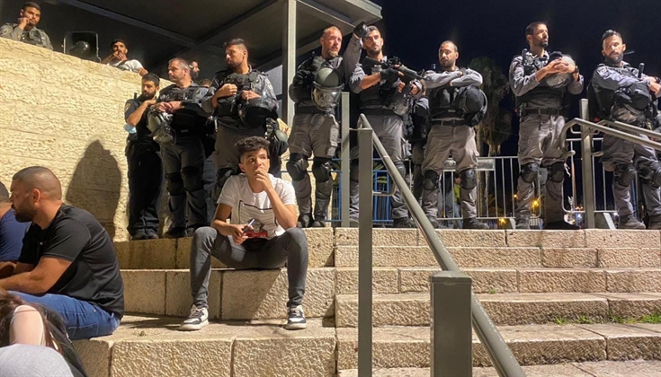 تعزيزات مكثفة لقوات الاحتلال في منطقة باب العامود بالقدس