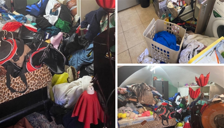 آثار اقتحام قوات الاحتلال لمنزل المواطن المقدسي راغب أبو سنينة