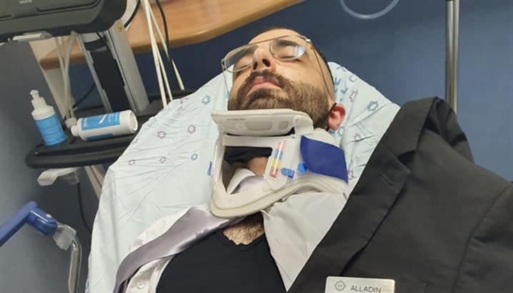 أمسى الشاب المقدسي علاء العموري مصابا طريح الفراش