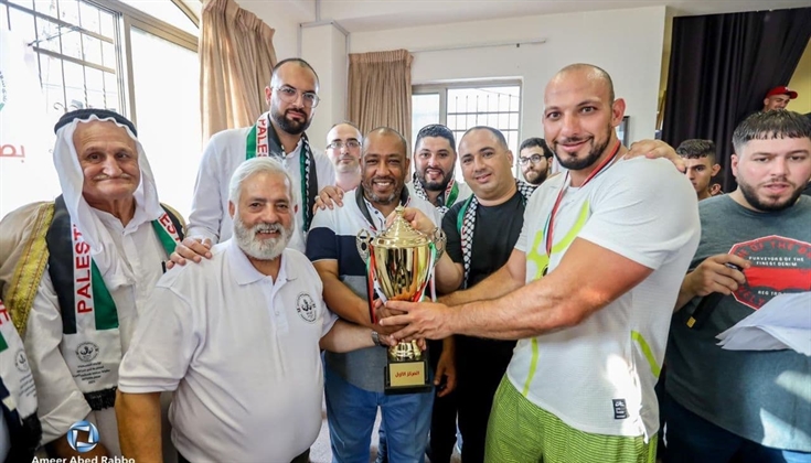 المقدسي  معتز جابر يفوز بالمركز الأول في بطولة فلسطين الكبرى