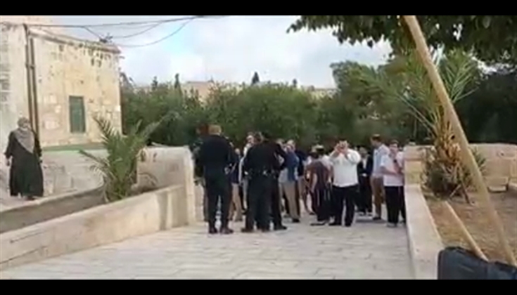 مستوطنون يقتحمون المسجد الأقصى عشية أعيادهم