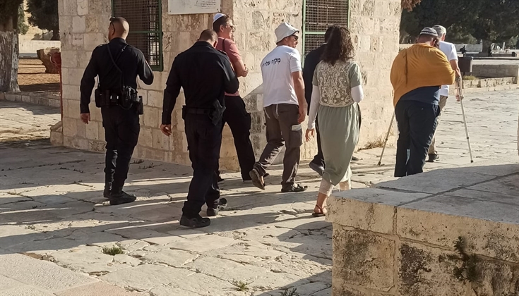 48 مستوطناً اقتحموا المسجد الأقصى