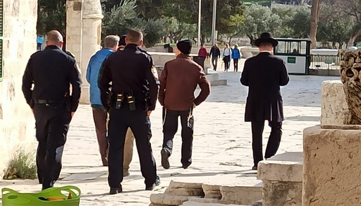 المستوطنون يقتحمون المسجد الأقصى المبارك صباح اليوم