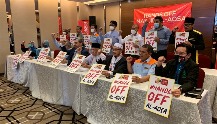 مؤسسة القدس الدولية - ماليزيا تعقد مؤتمراً صحفياً رفضاً لاعتداءات