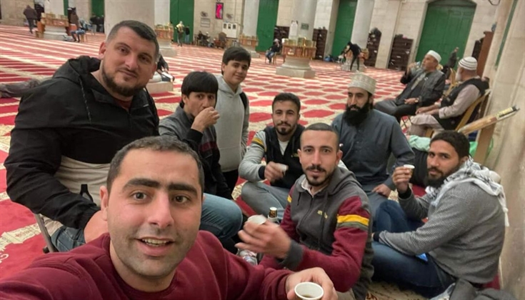 خيم المعتكفين في الأقصى ... رباط وبهاء