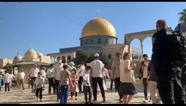 مستوطنون يقتحمون المسجد الأقصى