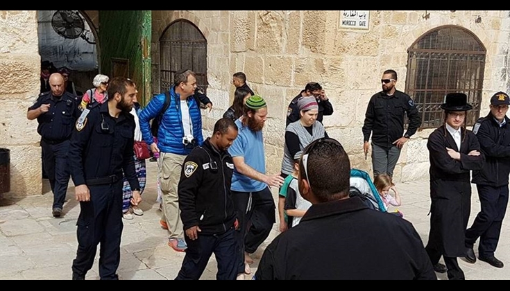 عشرات المستوطنين يقتحمون الأقصى بحماية قوات الاحتلال