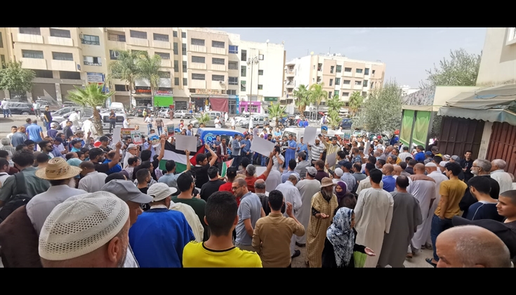 استجابة لنداء الهيئة  المغربية لنصرة قضايا الأمة