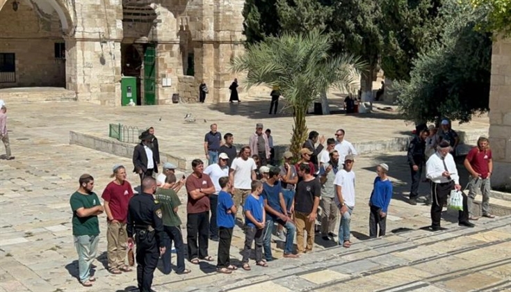 العشرات من المستوطنين يقتحمون “الأقصى” وسط حماية مشدّدة