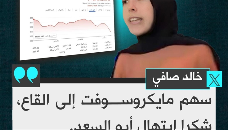 ابتهال أبو السعد تدعو إلى مقاطعة منتجات شركة "مايكروسوفت"