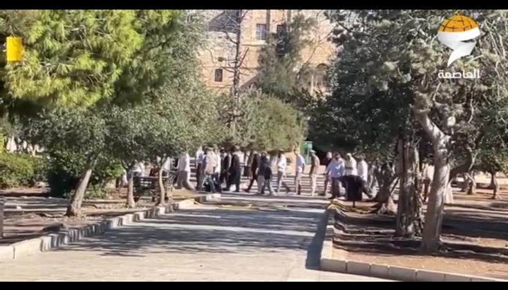 عشرات المستوطنين يقتحمون الأقصى إحياءً لما يسمى عيد "الفصح"