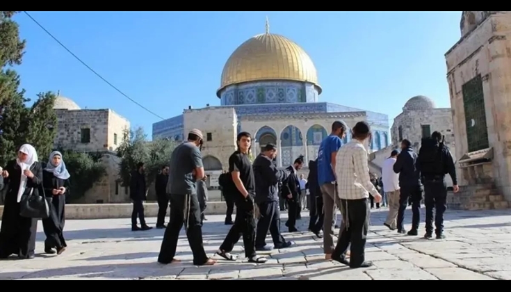 246 مستوطناً يقتحمون المسجد الاقصى