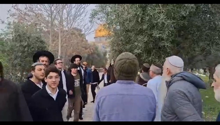مستوطنون يقتحمون باحات الأقصى ويؤدون صلوات تلمودية ورقصات جماعية