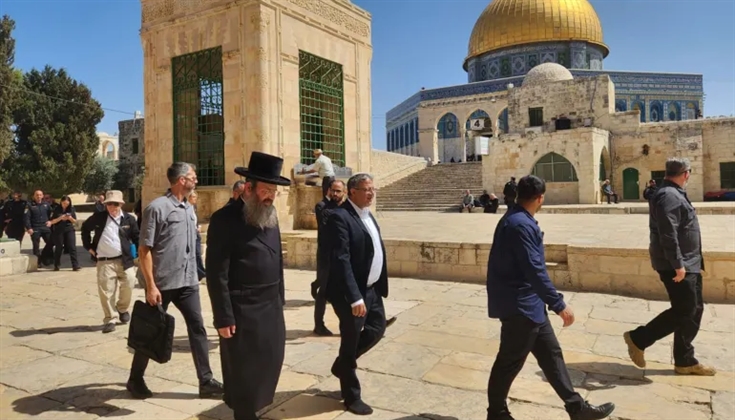 بينهم وزراء.. 22 سياسيا إسرائيليا يطالبون باقتحام “الأقصى”