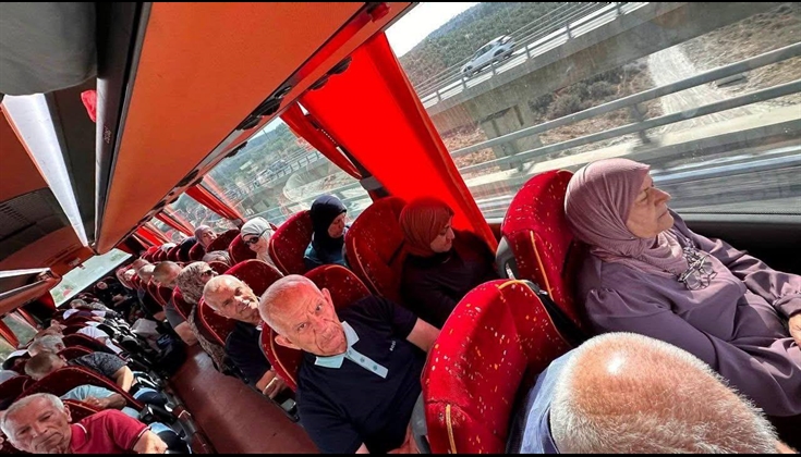 أهالي طمرة في الداخل المحتل يشدون الرحال إلى المسجد الأقصى