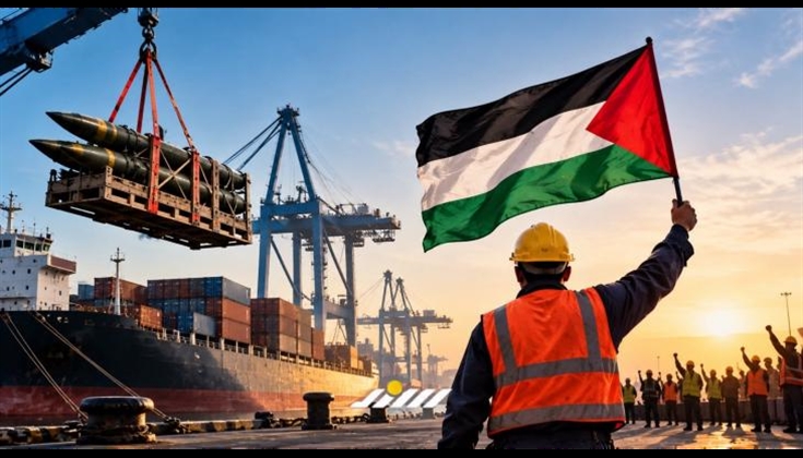 50 ميناءً و100 مدينة تتأهب لإضراب دولي رفضًا للعدوان على الفلسطين