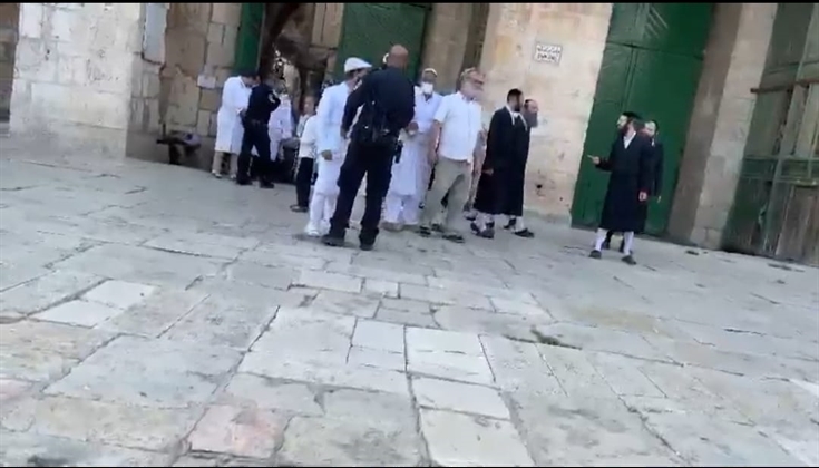 290 صهيونياً اقتحموا الأقصى في "عيد الغفران"