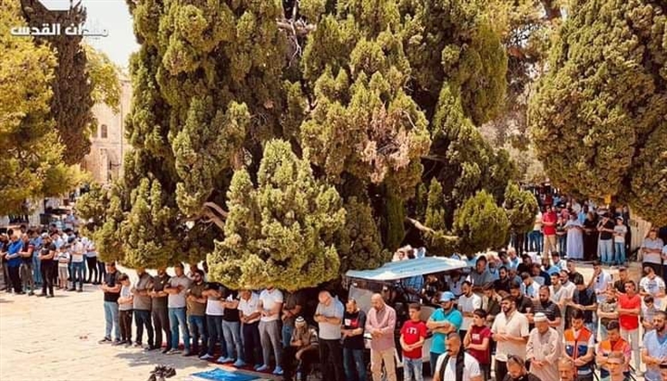 صلاة الجمعة في  المسجد الأقصى المبارك